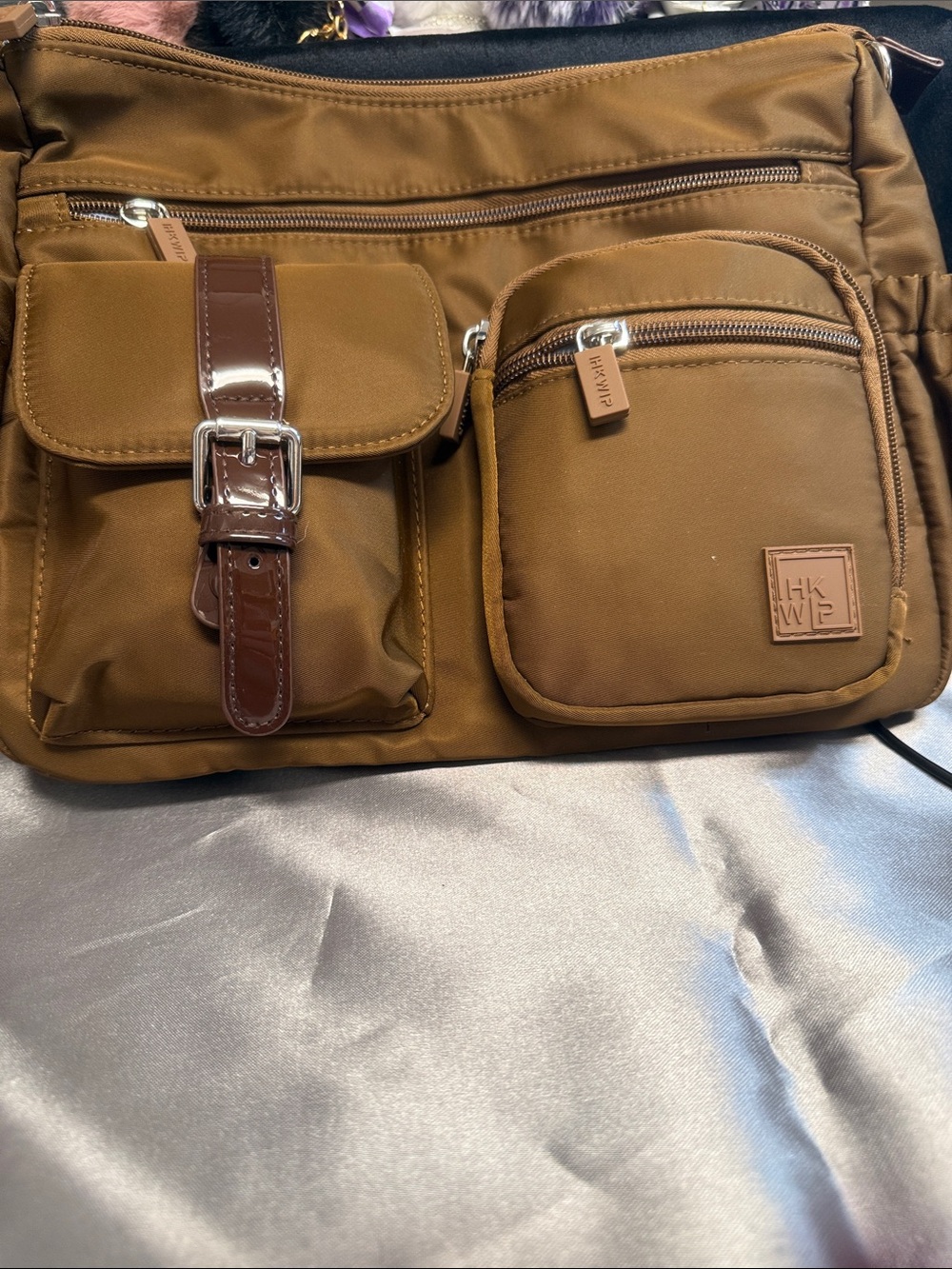 IHKWIP Buckle up Cargo Bag with Front Pockets